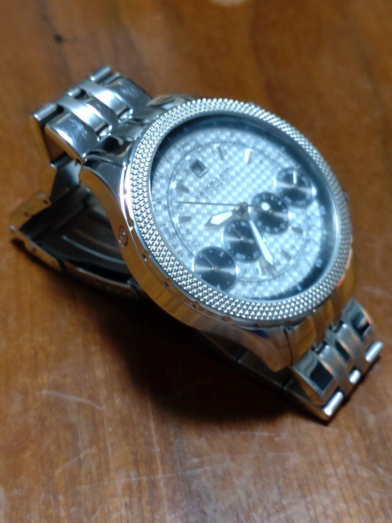 Brookiana Men's Automatic Winding 4-Link Chronograph