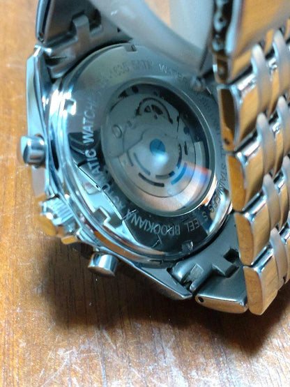 Brookiana Men's Automatic Winding 4-Link Chronograph