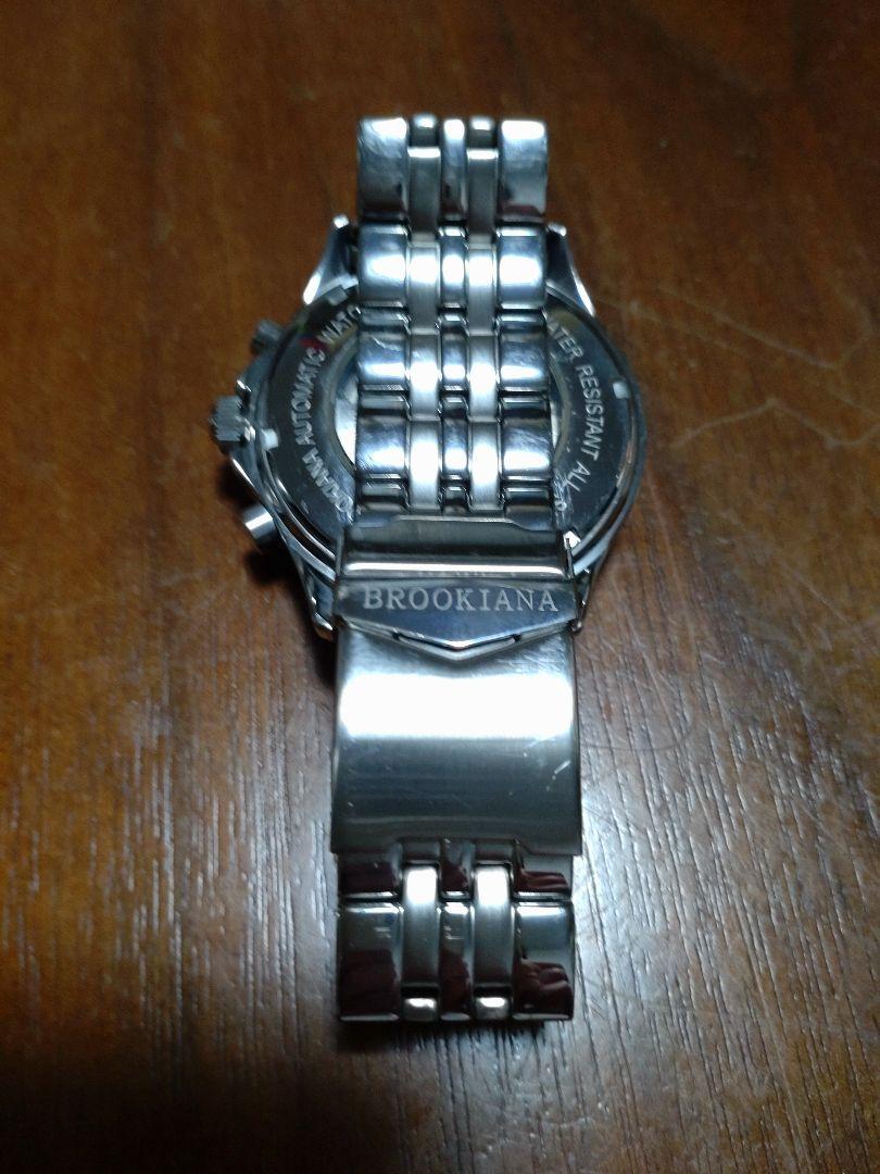 Brookiana Men's Automatic Winding 4-Link Chronograph