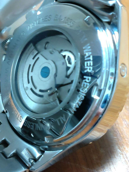 Brookiana Men's Automatic Winding 4-Link Chronograph