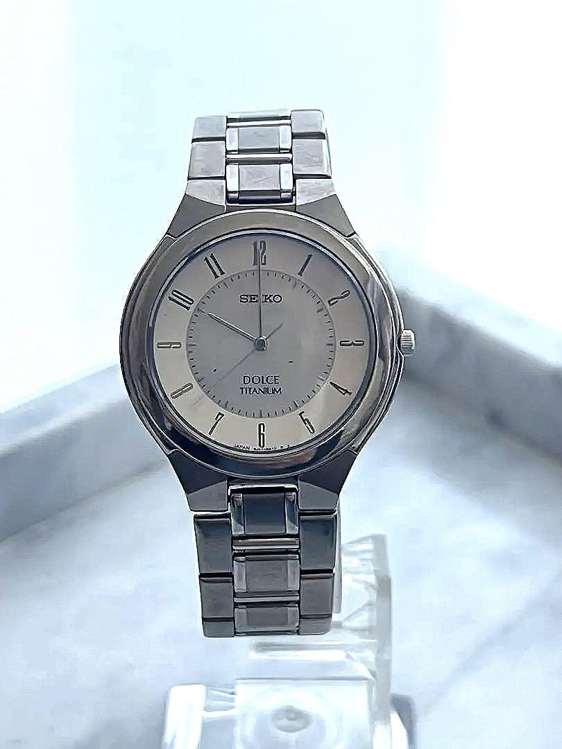 Battery Replaced Rare SEIKO SEIKO DOLCE Titanium Shell Watch