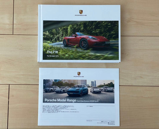 Unused Porsche 718 Cayman Catalog