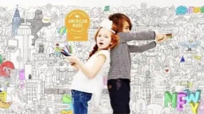 New Pirasta Coloring Poster Set 4 Pieces