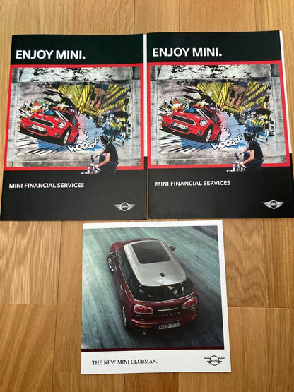 MINI Clubman Catalog Paper File Set Mini Cooper Brochure