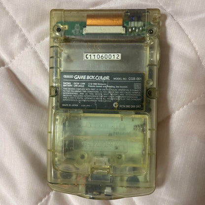 Clear Game Boy Color Body
