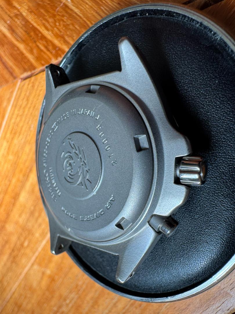 SEIKO 5M63-0B40 Seiko Diver Kinetic Titanium Excellent Condition