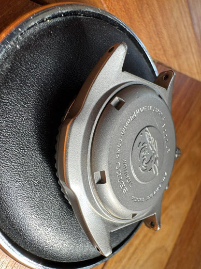 SEIKO 5M63-0B40 Seiko Diver Kinetic Titanium Excellent Condition