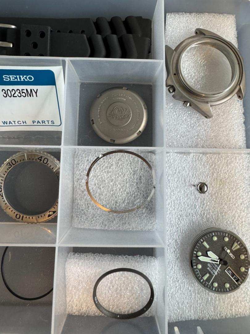 SEIKO 5M63-0B40 Seiko Diver Kinetic Titanium Excellent Condition