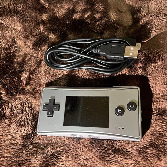 GAME BOY micro Body Silver USB Cable Included