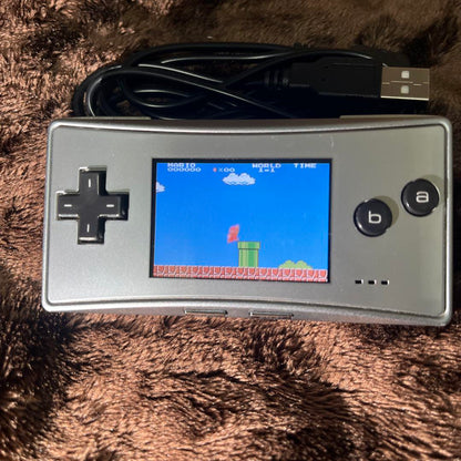 GAME BOY micro Body Silver USB Cable Included