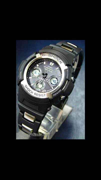 Black and Silver G-SHOCK Digital/Analog Watch