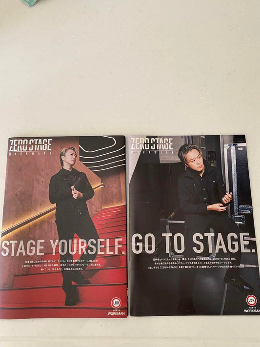 Limited Edition! Workman EXILE TAKAHIRO Catalog Book Poster