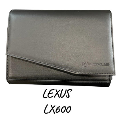 29 LEXUS LX600 Custom Leather Case and Manual