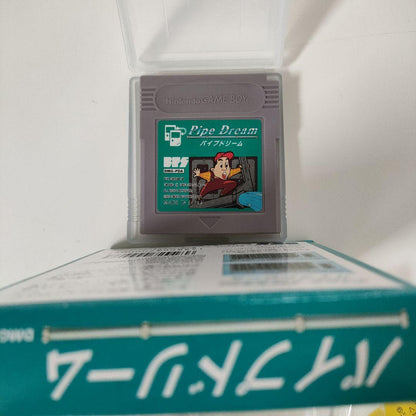 Pipe Dream Game Boy Software with Box, Manual, and Postcard