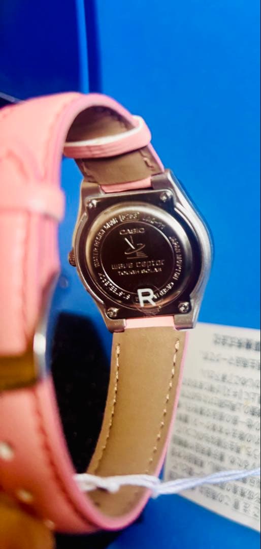 New Unused CASIO WAVE CEPTOR Solar Radio Watch