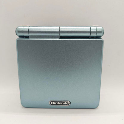 Game Boy Advance SP Pearl Blue IPS, New Shell Type C