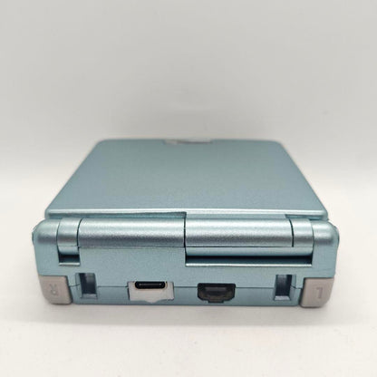 Game Boy Advance SP Pearl Blue IPS, New Shell Type C