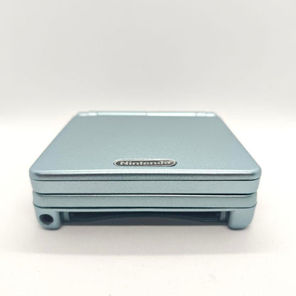 Game Boy Advance SP Pearl Blue IPS, New Shell Type C