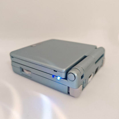 Game Boy Advance SP Pearl Blue IPS, New Shell Type C