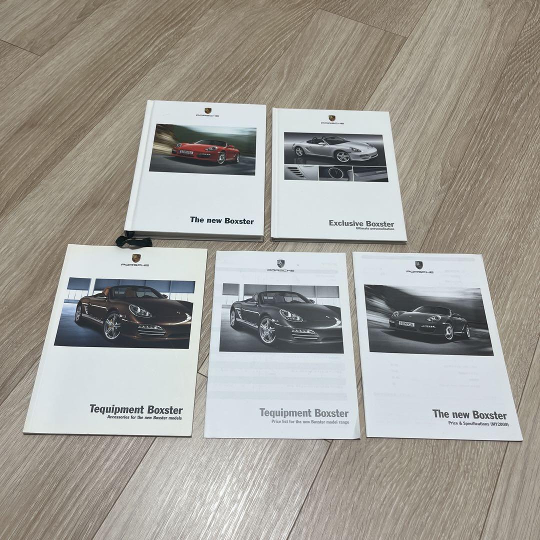 Porsche Boxster Catalog 987 Late Period Price List, Option Catalog Included