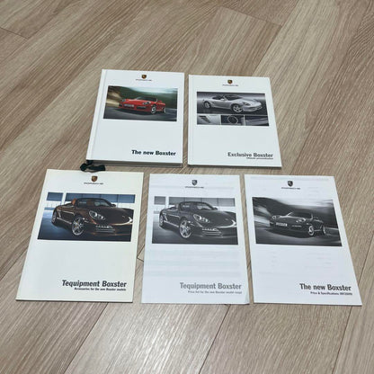 Porsche Boxster Catalog 987 Late Period Price List, Option Catalog Included
