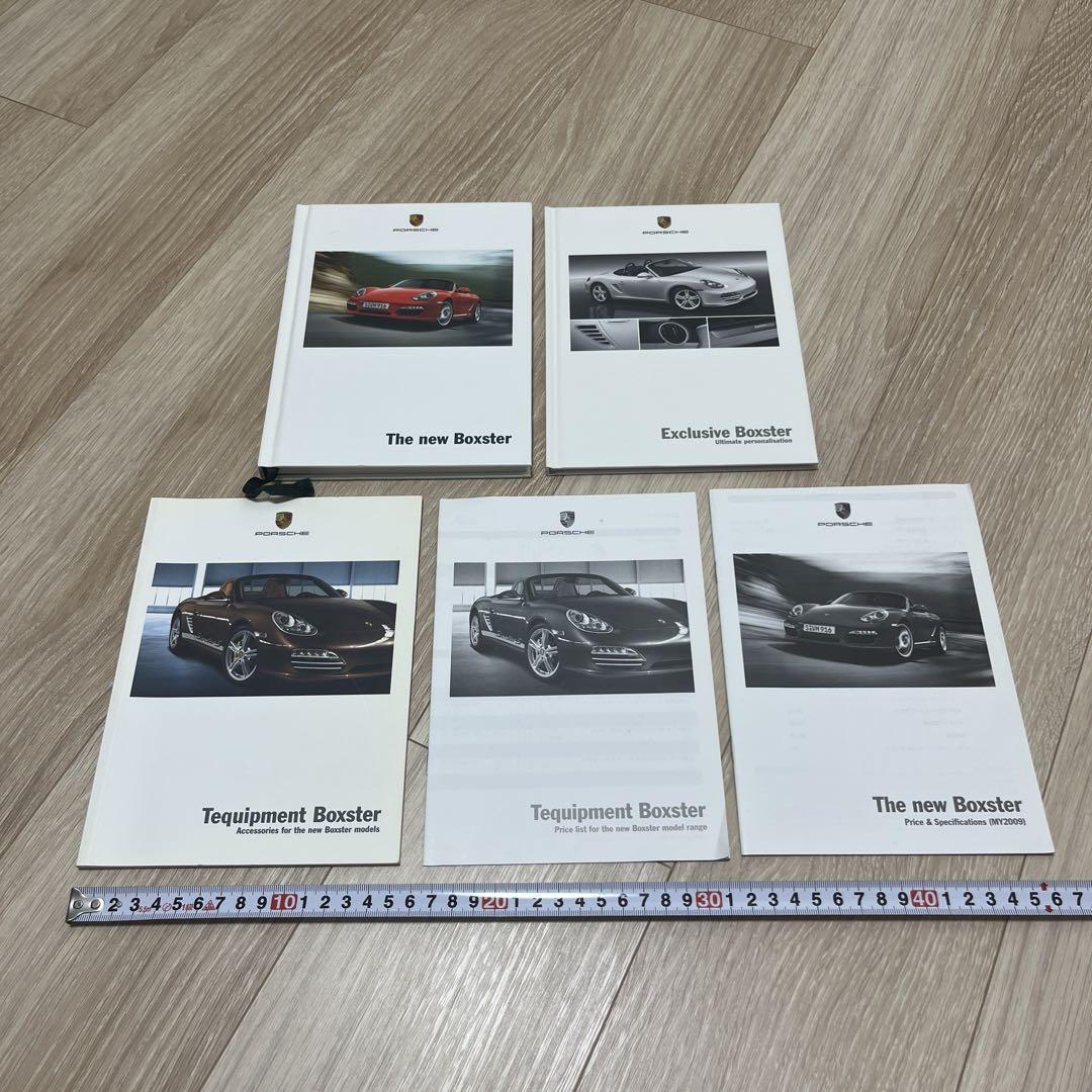 Porsche Boxster Catalog 987 Late Period Price List, Option Catalog Included