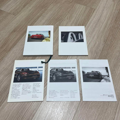 Porsche Boxster Catalog 987 Late Period Price List, Option Catalog Included