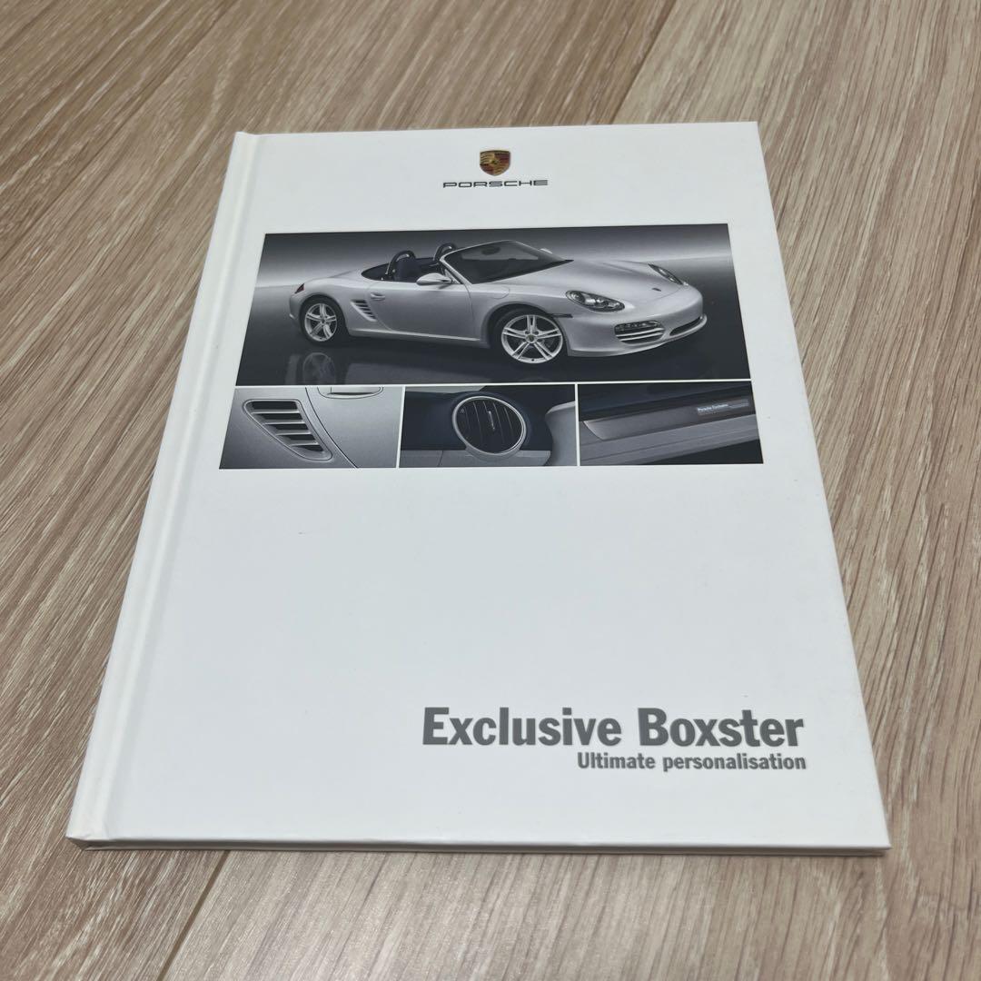 Porsche Boxster Catalog 987 Late Period Price List, Option Catalog Included