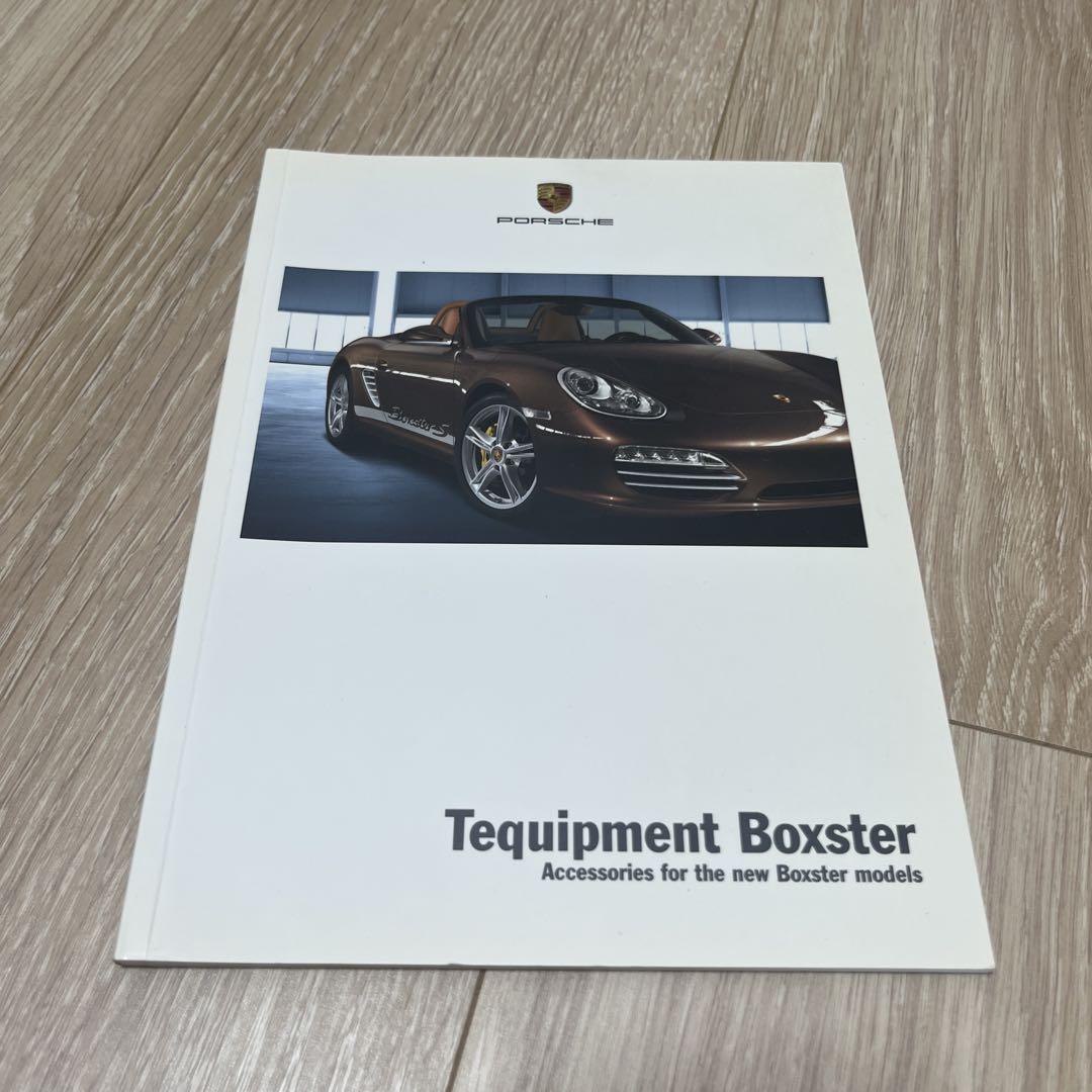 Porsche Boxster Catalog 987 Late Period Price List, Option Catalog Included