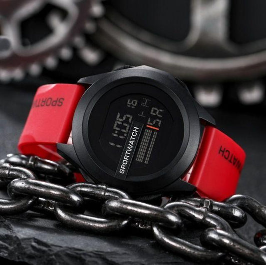 [Special Offer] Men's and Women's LED Water-Resistant Sports Digital Watch Red