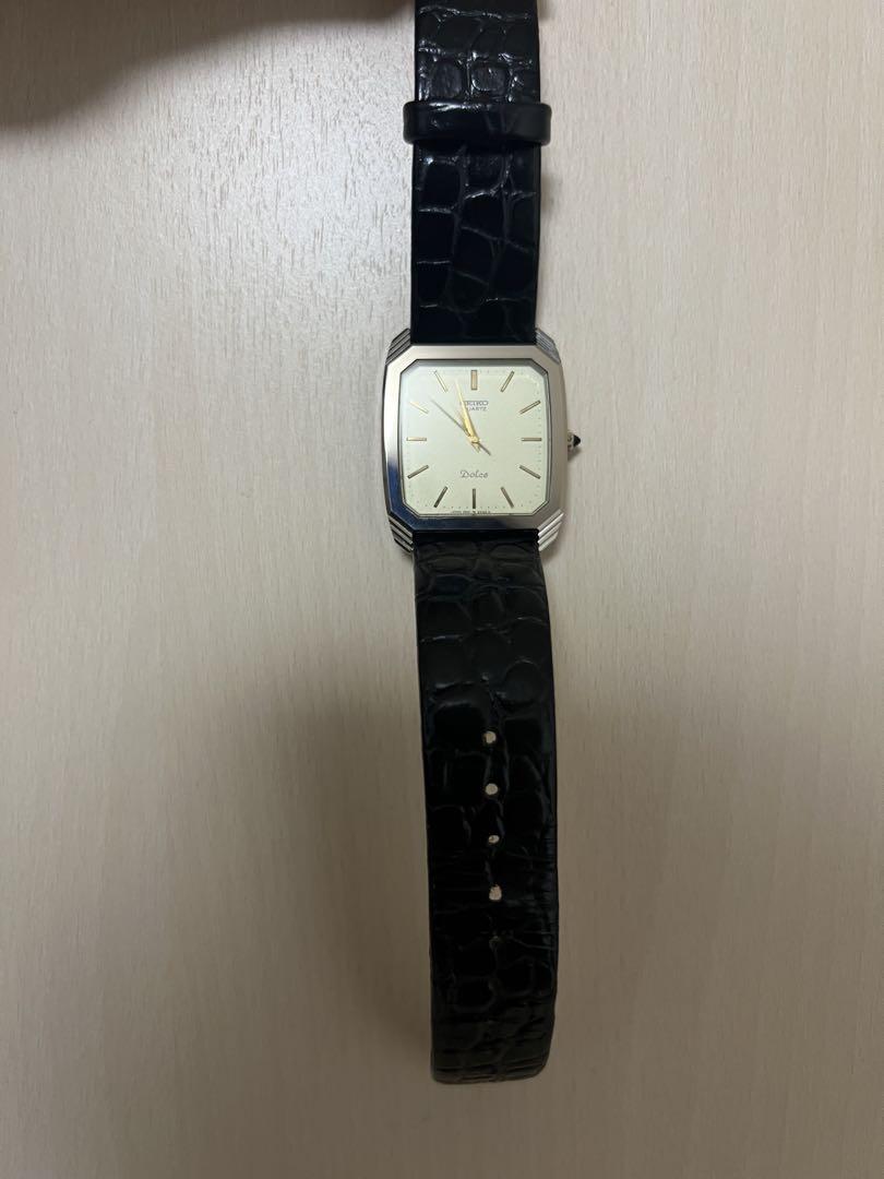 SEIKO DOLCE Leather Strap Watch (Quartz)