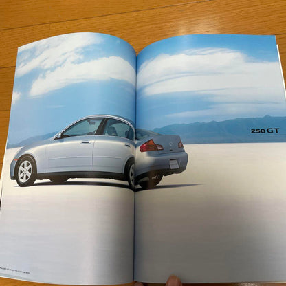 Nissan V35 Skyline New Car Option Catalogue Rare Item