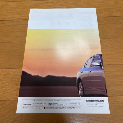 Nissan V35 Skyline New Car Option Catalogue Rare Item