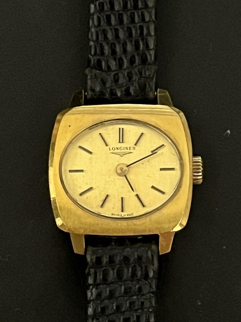 Rarity LONGINES Gold Square Winding Watch Running Product