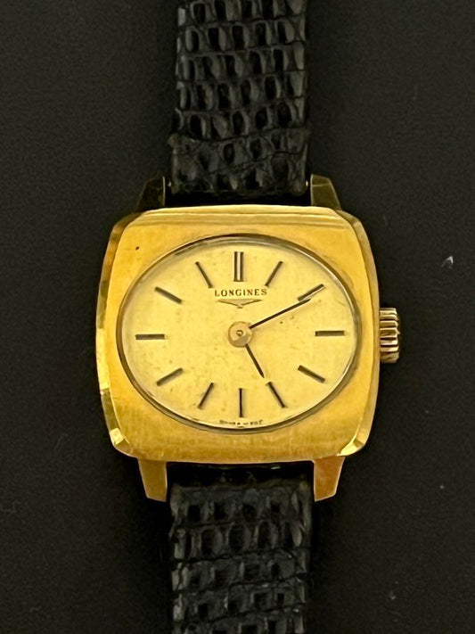 Rarity LONGINES Gold Square Winding Watch Running Product