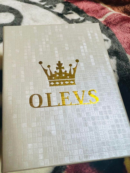 New OLEVS Red Rose Design Quartz Watch