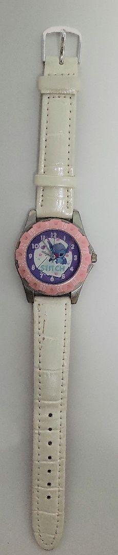 Stitch Analog Winding Watch White/Pink