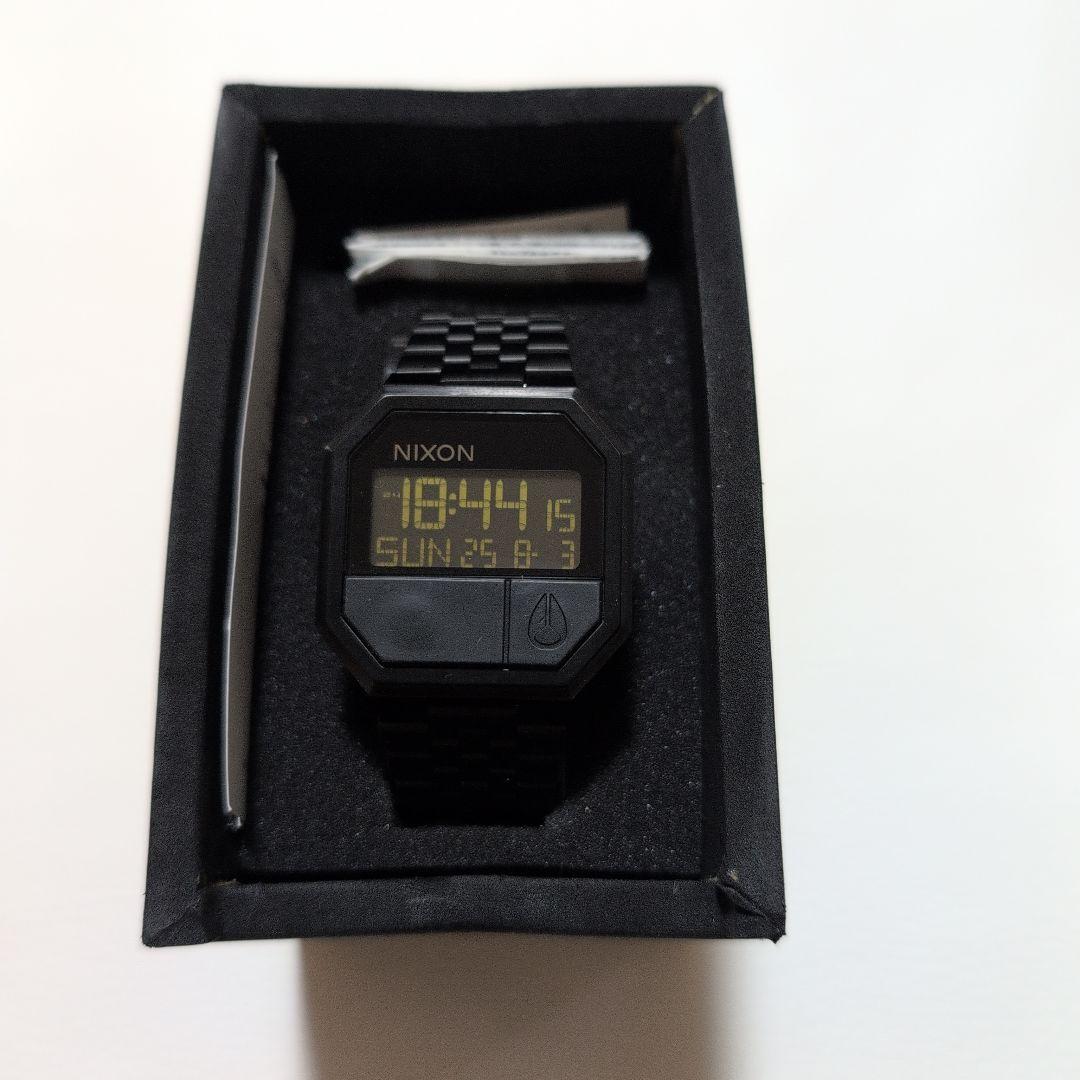 NIXON RE-RUN Analog Watch Black A158 001 Battery Replaced