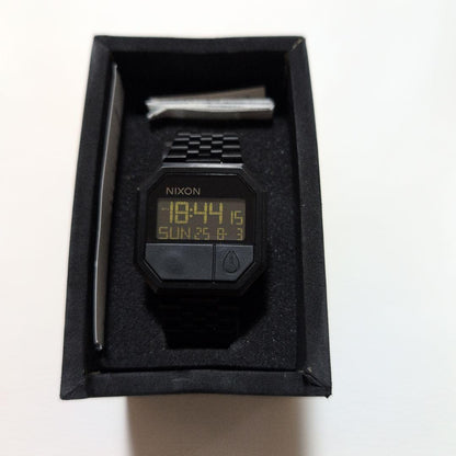NIXON RE-RUN Analog Watch Black A158 001 Battery Replaced