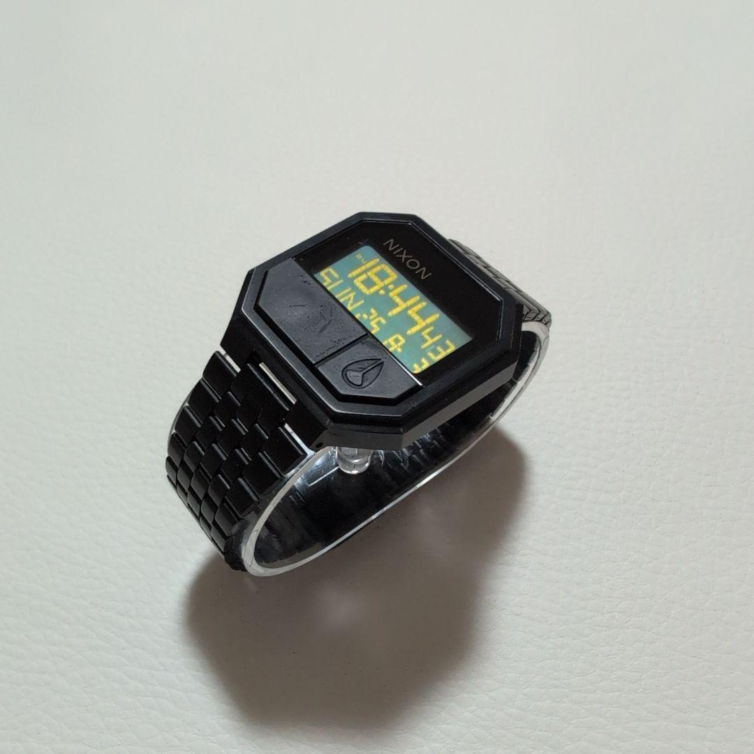 NIXON RE-RUN Analog Watch Black A158 001 Battery Replaced