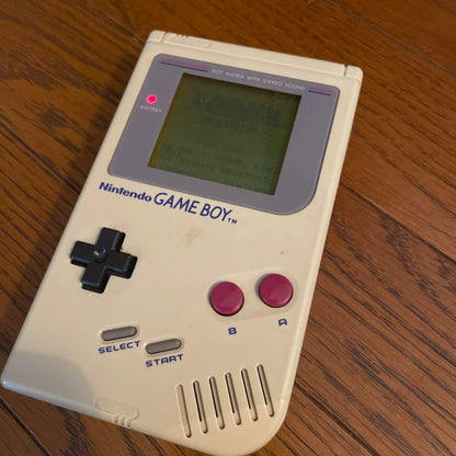 First-Generation Game Boy Console, Cartridge Set, and Super Game Boy Set