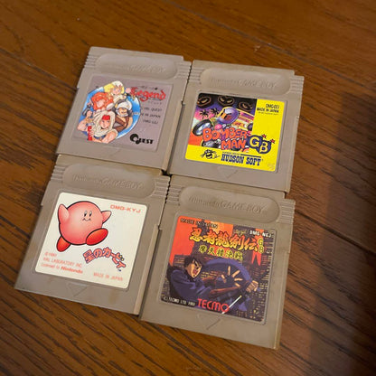 First-Generation Game Boy Console, Cartridge Set, and Super Game Boy Set