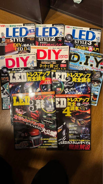 LED Style DIY Style LED Dress-Up Complete Manual 10-Book Set