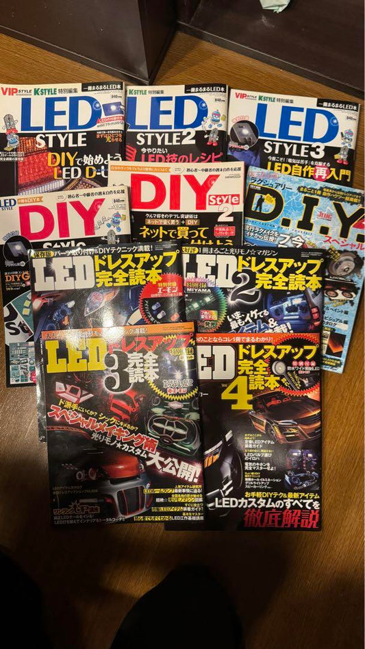 LED Style DIY Style LED Dress-Up Complete Manual 10-Book Set