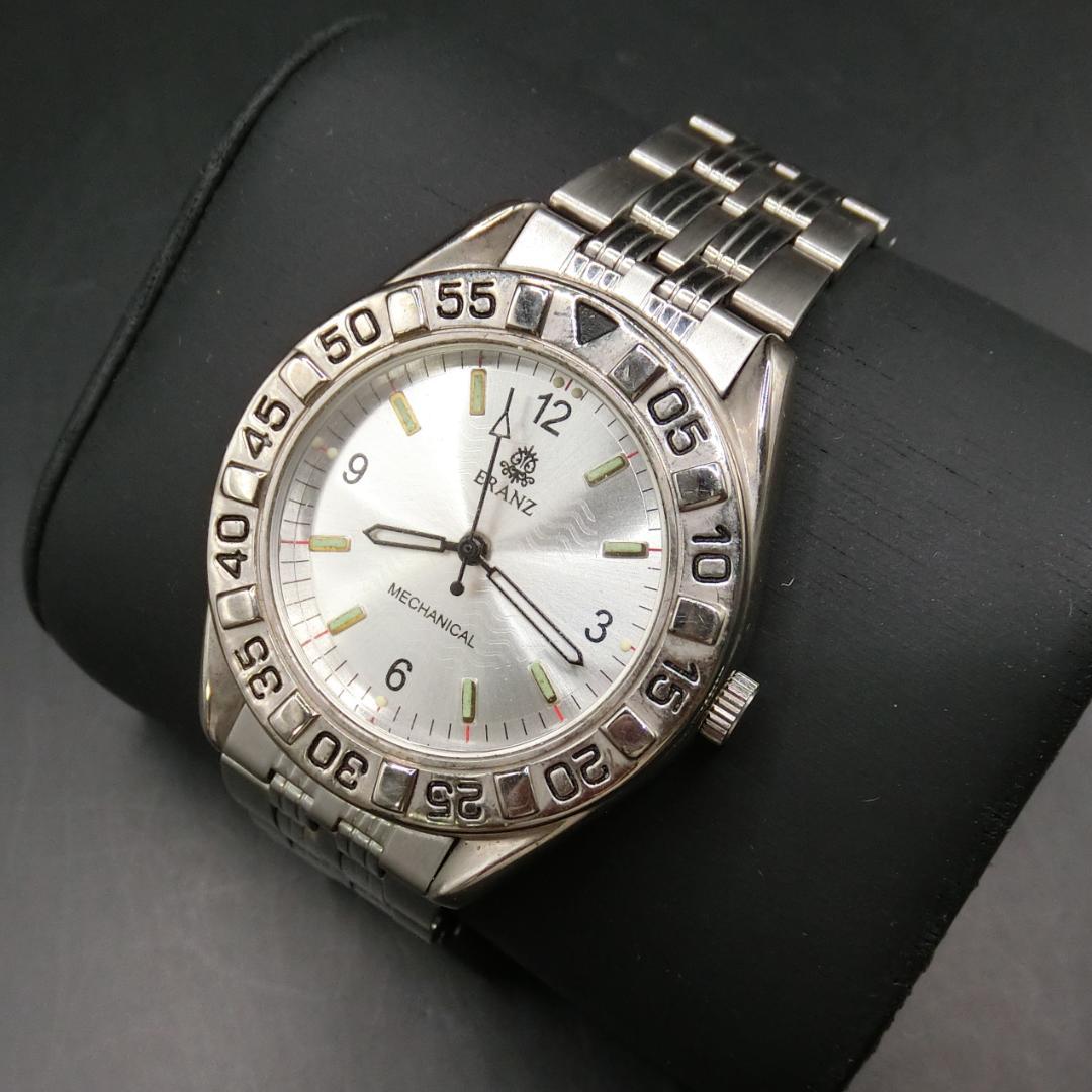 B  [Operational] ERANZ Watch Hand-Wound Men's Silver