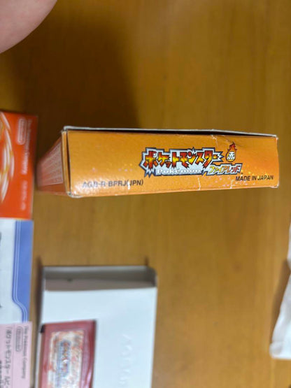 Pokémon FireRed with Box