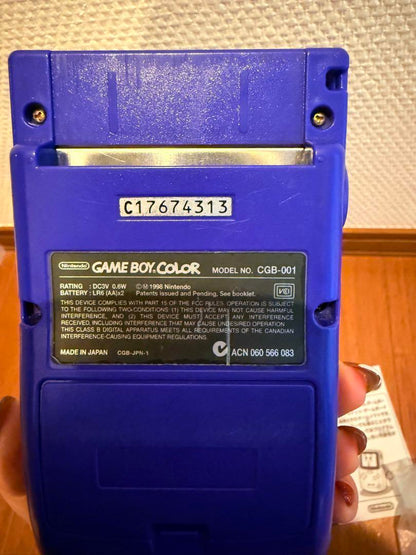Nintendo Game Boy Color Console Purple