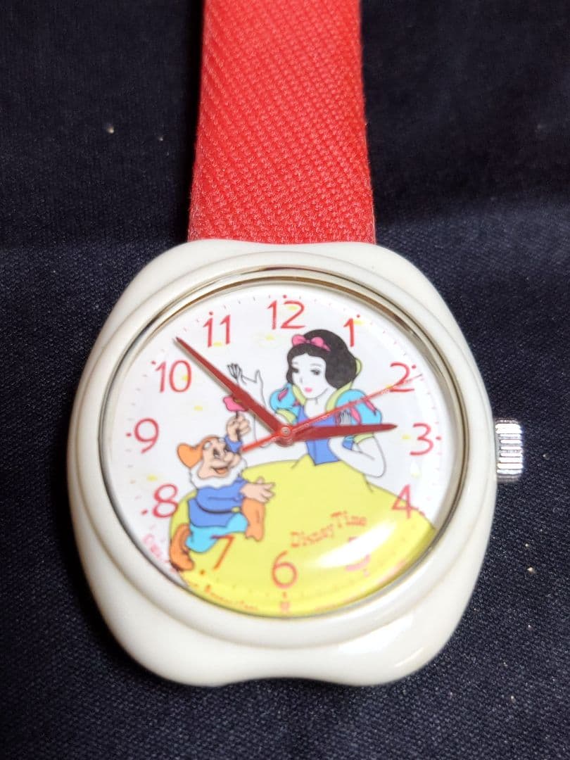 Seiko Disney Time Snow White Hand-Wound Detained Stock Unused Extremely Fine