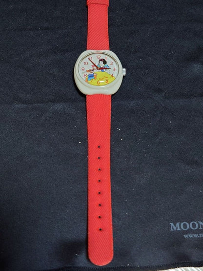 Seiko Disney Time Snow White Hand-Wound Detained Stock Unused Extremely Fine