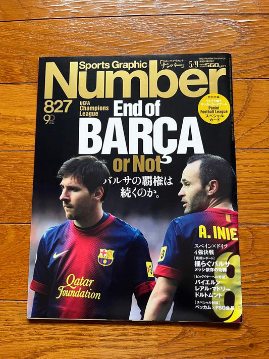 3-Book Set Sports Graphic Number Barcelona Special & Barcelona Japan Issue
